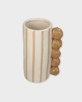 Walnut Striped Vase Small