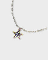 Magali Holiday Long Chain Necklace Silver