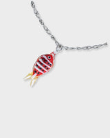 Magali Holiday Long Chain Necklace Silver