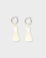 Tassel Earrings - Short Silver