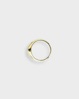Emerald Stone 14k Solid Gold Ring