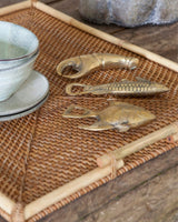 Aged Brass Fish Bottle Opener