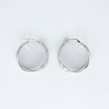 Alma Medio Hoops Silver