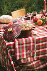 Mushroom Kitchen Towels Red, Set of 2