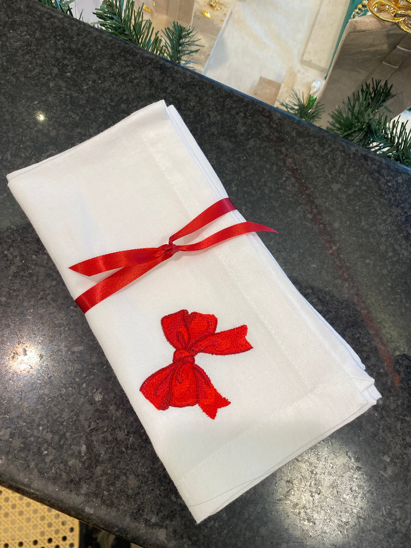 Bow Napkins (set of 4)