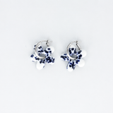 Flora Piccolo Hoops Silver