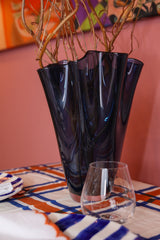 Ruffle Glass Vase