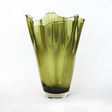 Ruffle Glass Vase