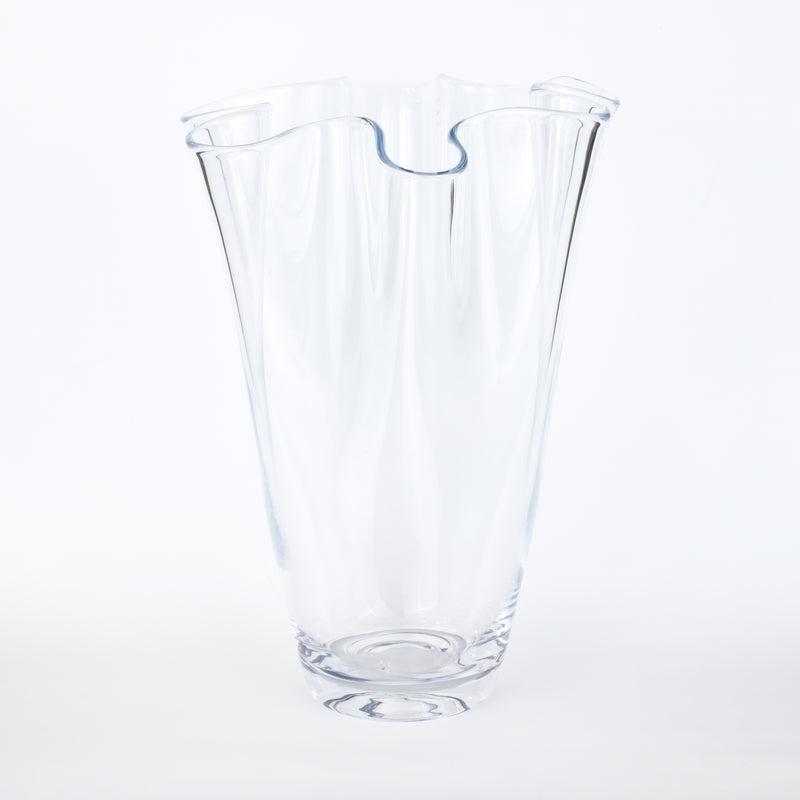 Ruffle Glass Vase