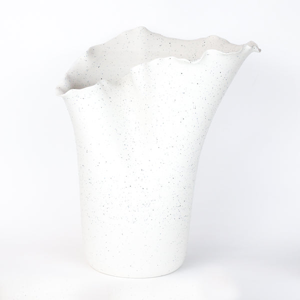 Ruffle Porcelain Vase