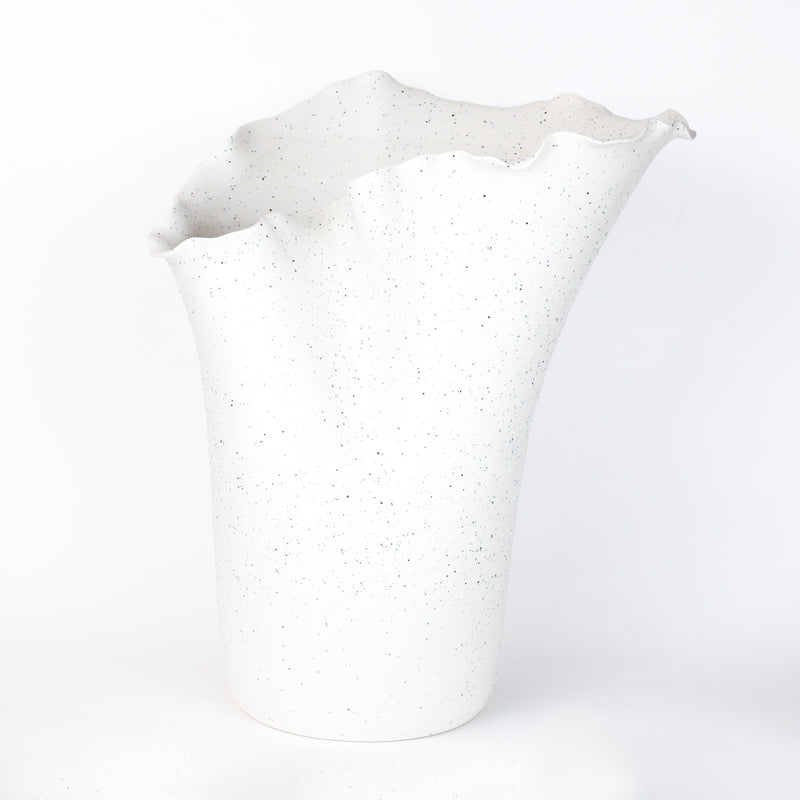 Ruffle Porcelain Vase