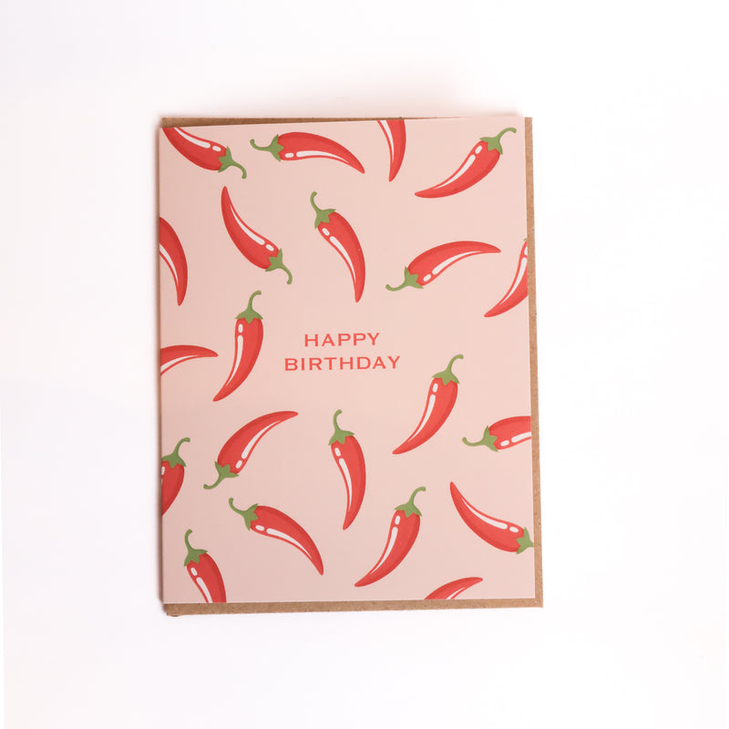 Happy Birthday Card Pimentos