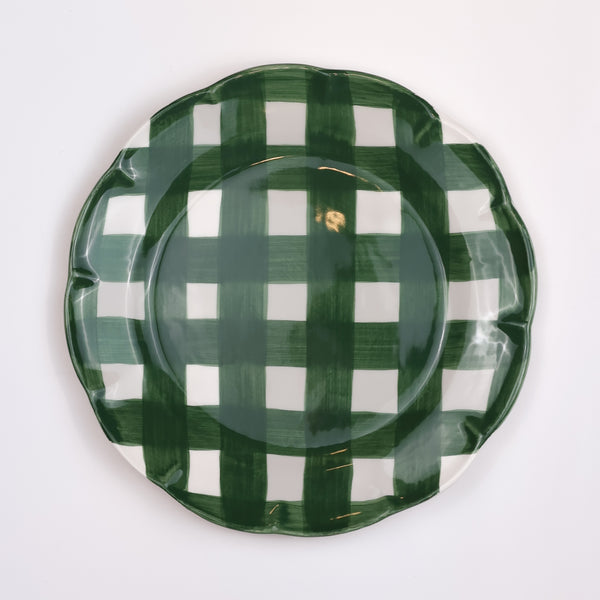 Vichy Dark Green Salad Bowl