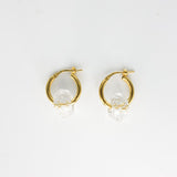 Crystal Donut Piccolo Hoops