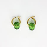 Crystal Donut Piccolo Hoops