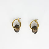 Crystal Donut Piccolo Hoops