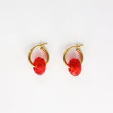 Crystal Donut Piccolo Hoops