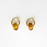 Crystal Donut Piccolo Hoops