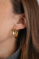 Alma Piccolo Hoops Gold