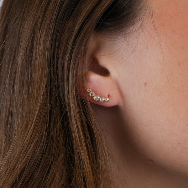 Carla Stud 14k Gold