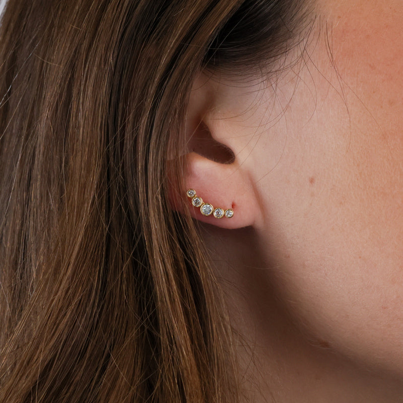 Carla Stud 14k Gold