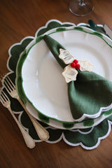 Iris Placemats Green (set of 4)