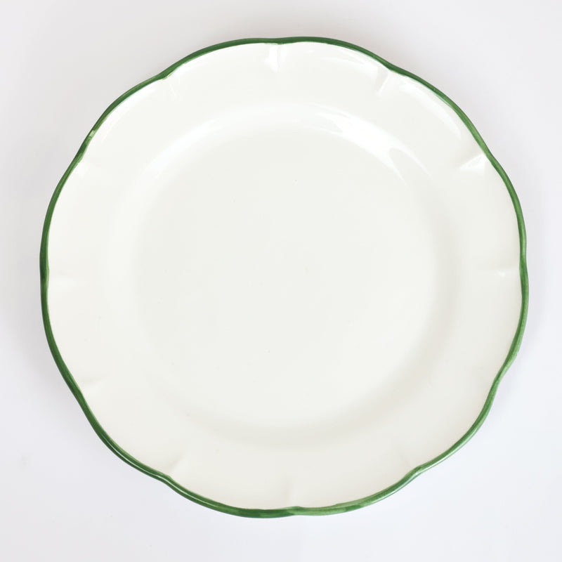 Filo Dark Green Dinner Plates, set of 4