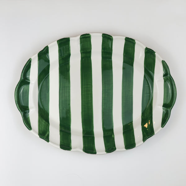 Dolce Vita Oval Platter Green