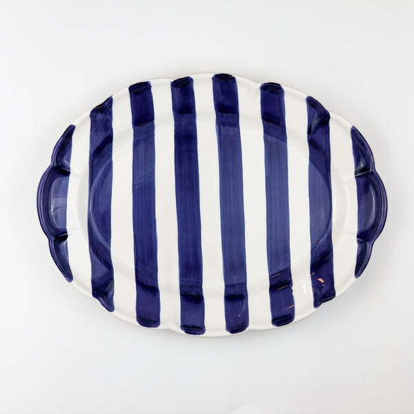 Dolce Vita Oval Platter Blue