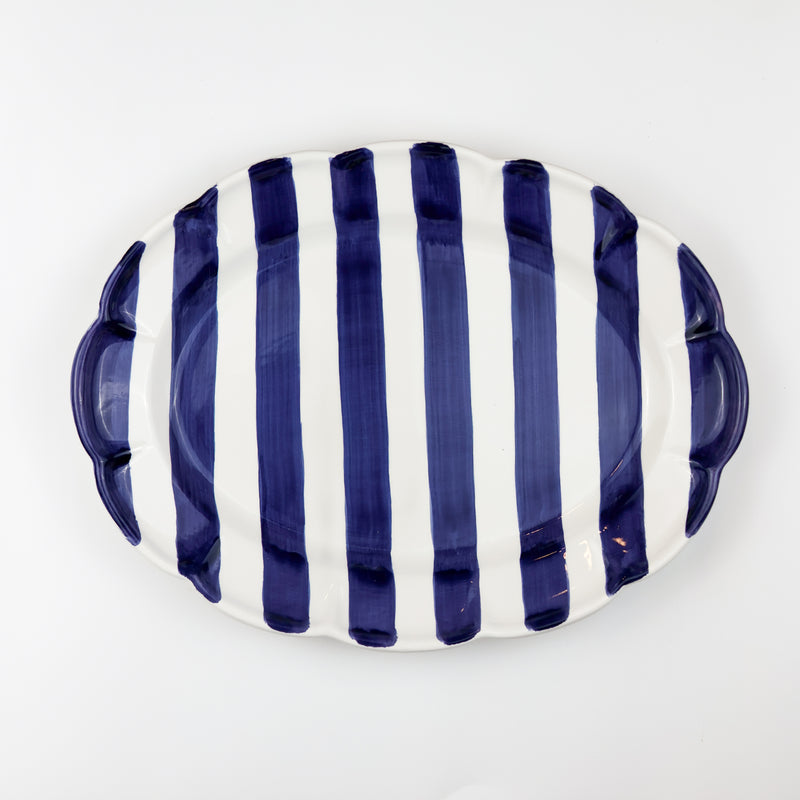 Dolce Vita Oval Platter Blue