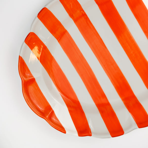 Dolce Vita Oval Platter Orange