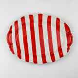 Dolce Vita Oval Platter Red