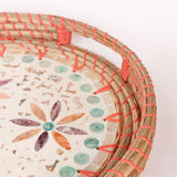 Floral Serving Tray