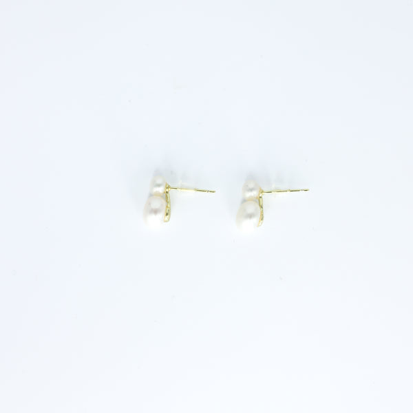 Perla Doppio Studs