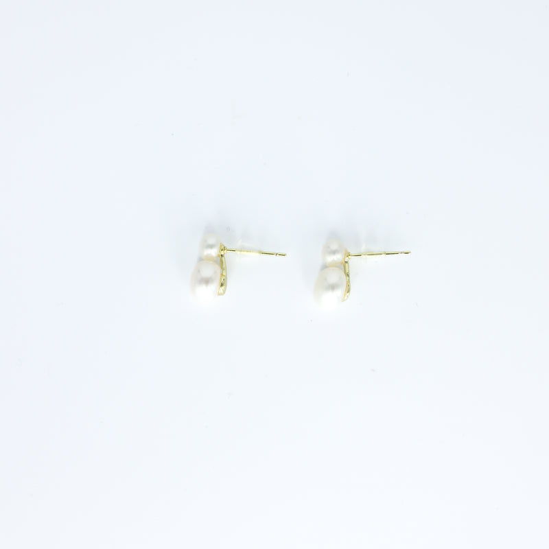 Perla Doppio Studs