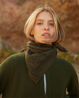 Carmen Cashmere Bandana Kaki