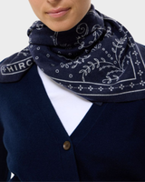 Carmen Cashmere Bandana Navy