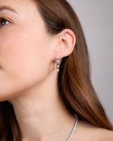 Terrazza Hoops Piccolo Silver