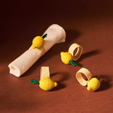 Lemon Napkin Rings (Set of 4)