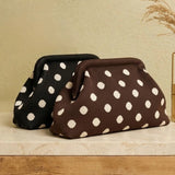 Simon Polka Dot Clutch