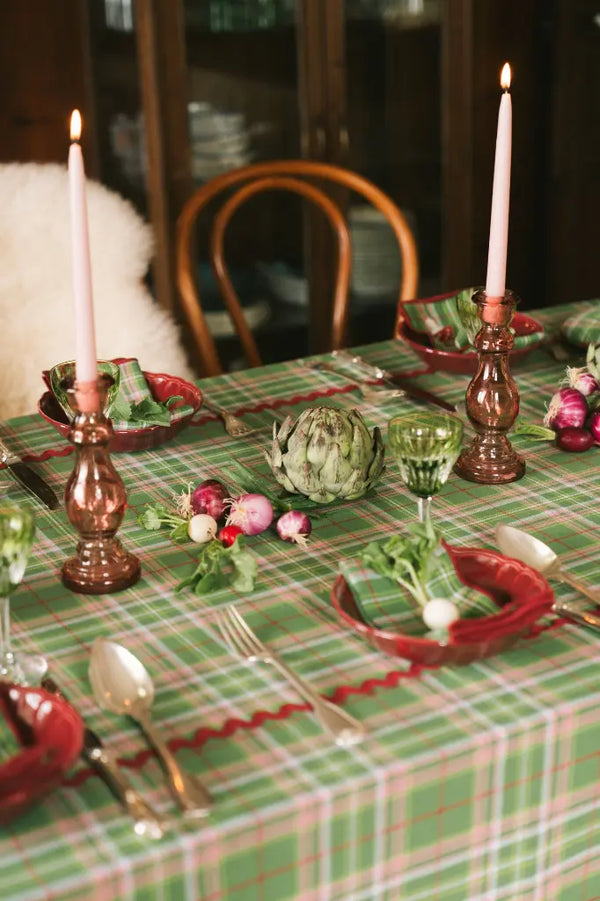 Mushroom Napkins Green, Set of 4