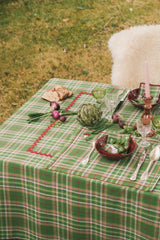 Mushroom Napkins Green, Set of 4