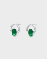 Donut Piccolo Hoops Silver