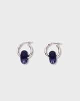 Donut Piccolo Hoops Silver