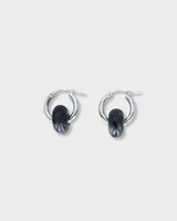 Donut Piccolo Hoops Silver
