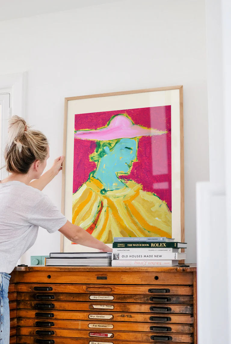 Secretly Content, Poster with Frame