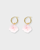 Lotus Cloud Piccolo Hoops Gold