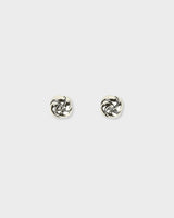 Nano Knot Studs Silver