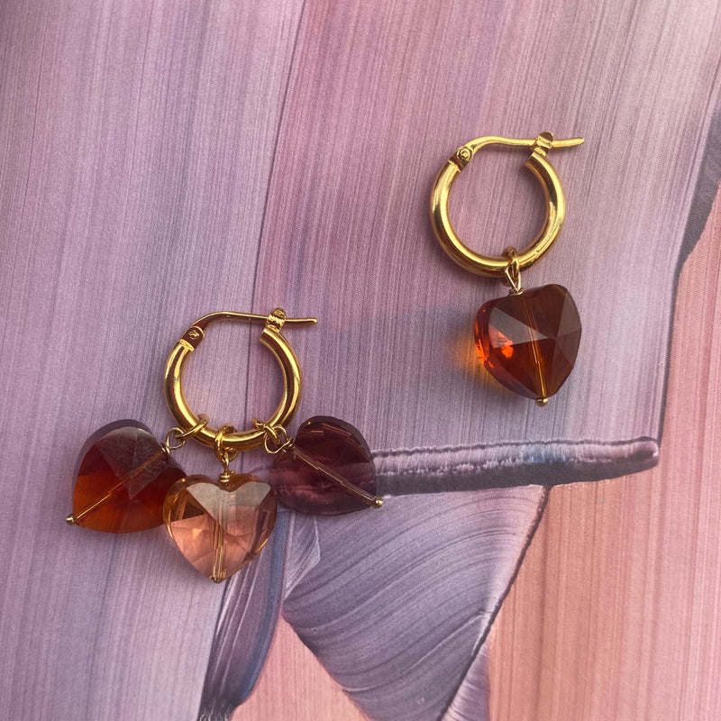 More Amore Terracotta Hoops