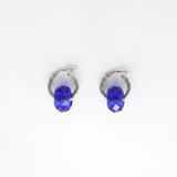 Crystal Donut Piccolo Hoops